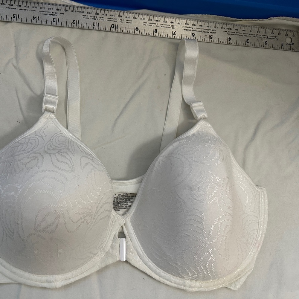 Bali White Patterned Bra